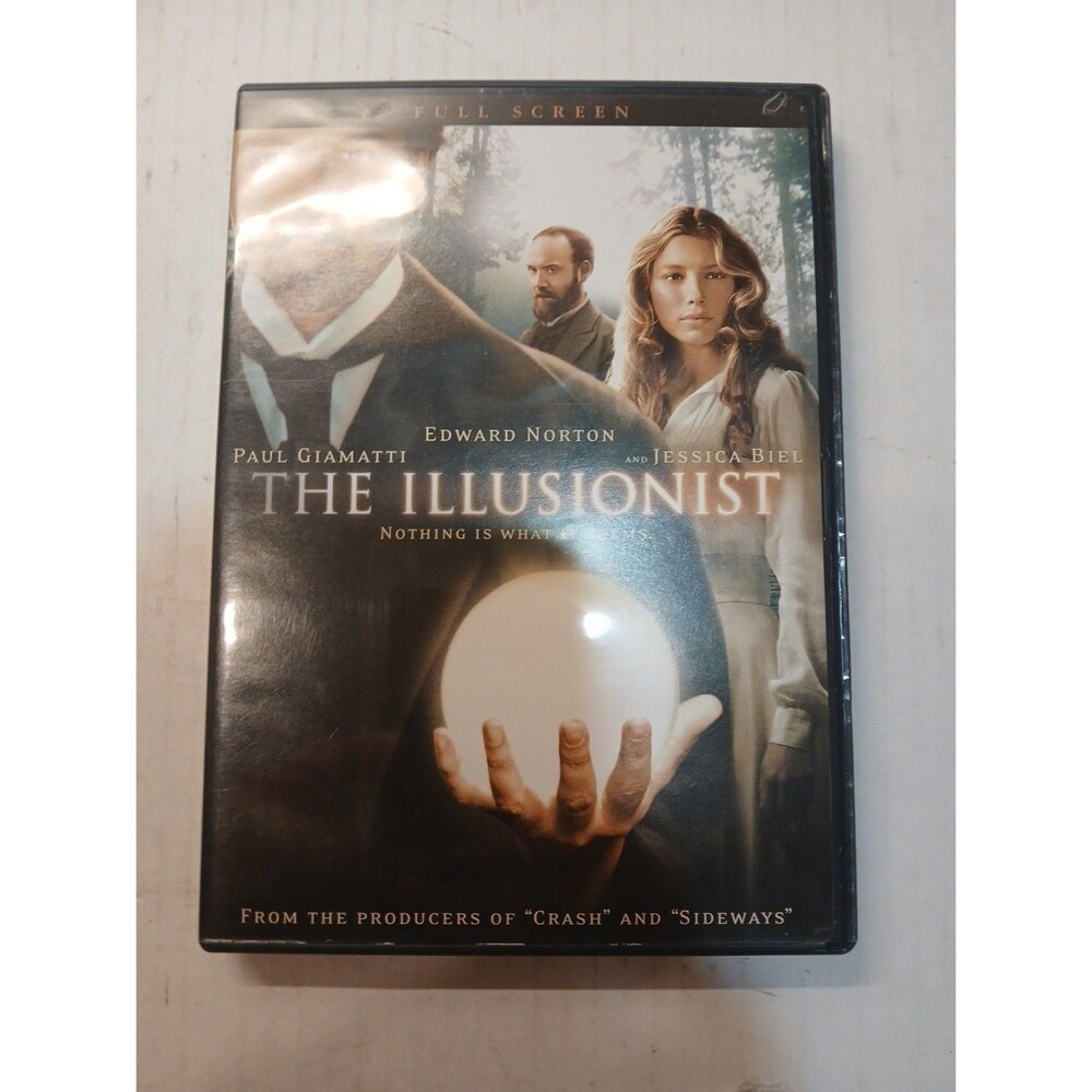 The Illusionist DVD Full Screen Paul Giamatti Jessica Biel Edward Norton 2006